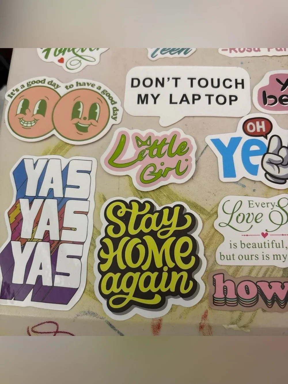 Assorted Sticker Set - Colorful Phrase & Graphic Stickers - Picture 3 of 8